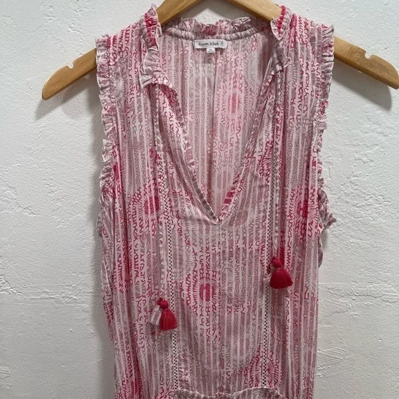 Poupette St Barth Clara Smocked Floral Mini Dress